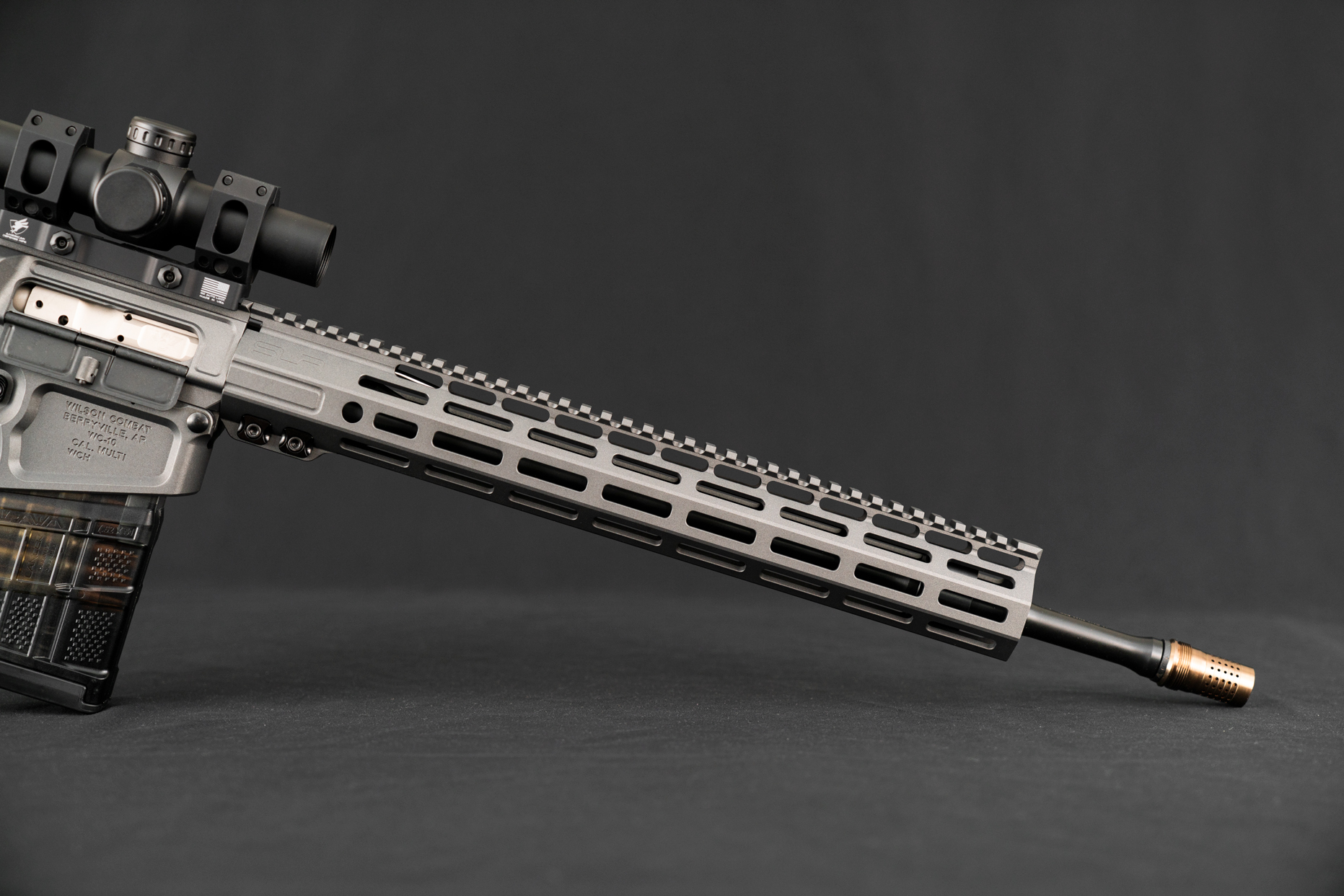 308 Cerakote Tungsten Rifle Kit 18 Phosphate, 15″ Keymod Rail Handguard -(  NO LOWER )