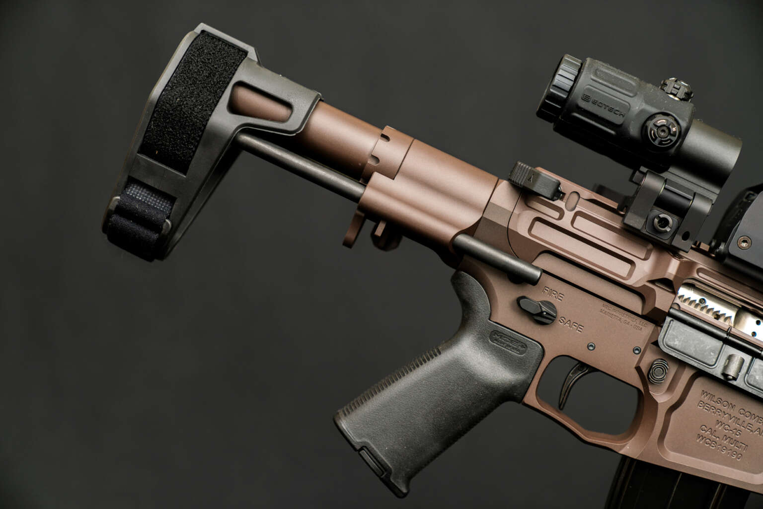 Wilson Combat 6.5 Grendel Vortex Bronze 12″ PDW Pistol NRC