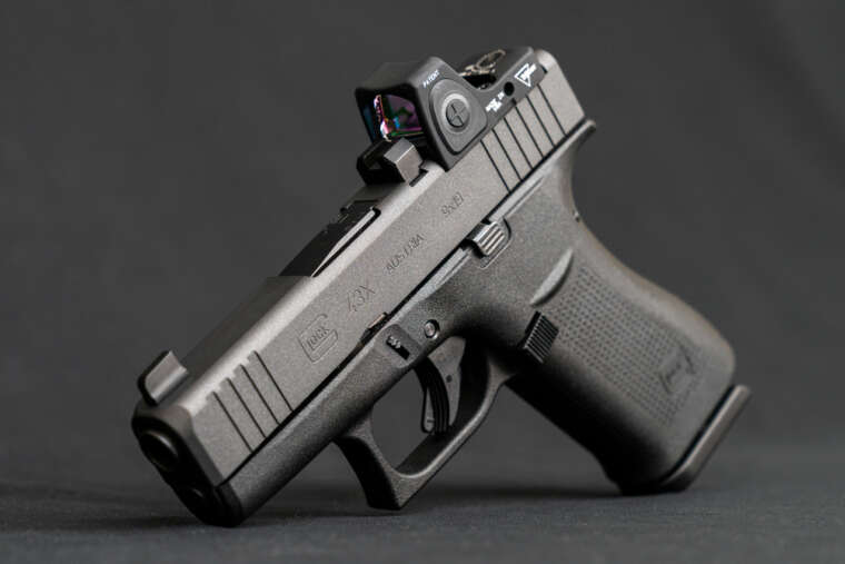 Glock 43X Dark Tungsten Slide w/ Trijicon RMR CC 3.25 MOA NRC Industries