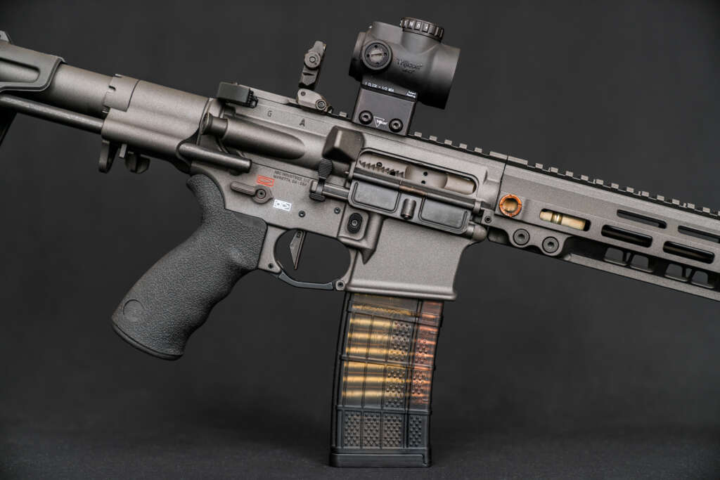 LMT MARS-L & Geissele – 5.56 NATO – Dark Tungsten – 10.3″ PDW Pistol ...