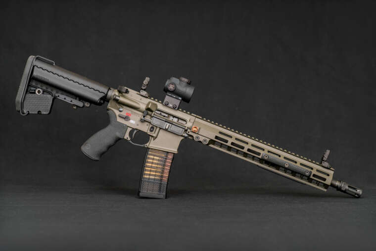 LMT MARSL & Geissele 5.56 NATO OD Gunmetal 14.7″ Pinned & Welded