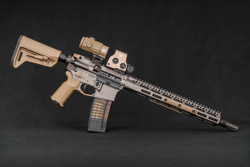 Sons Of Liberty Gun Works – 5.56 NATO – Tungsten & FDE – 13.9″ Pinned ...