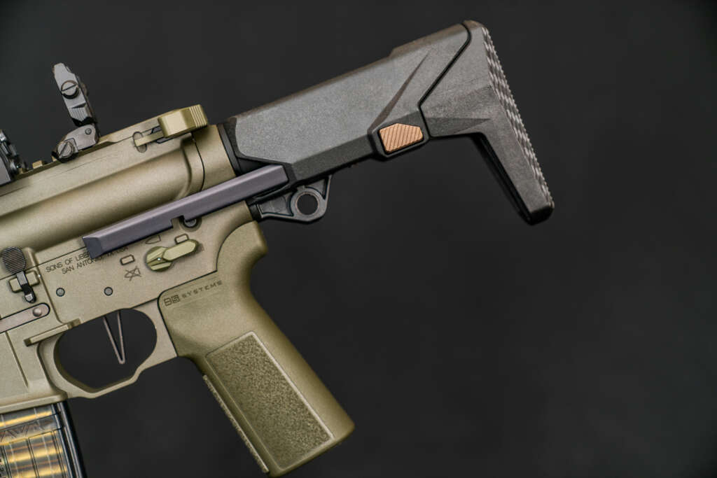 SOLGW Forward Controls Design 5.56 NATO OD Gunmetal 13.9″ Pinned