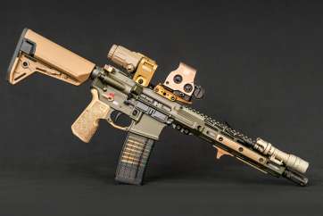 LMT MARS-L & SLR - 5.56 NATO - OD Gunmetal & FDE - 11.3" PDW SBR